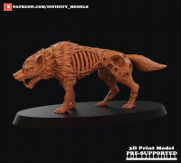 Dire Wolf 3D model