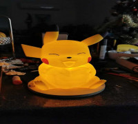 Pikachu lamp luban3d 3D model