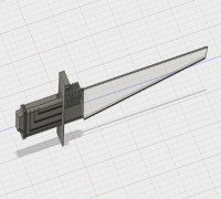 Star Wars Darksaber Lightsaber 3D model