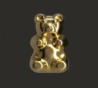 teddy bear gummies 3D model