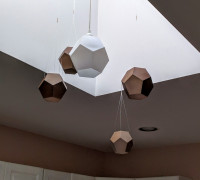 Dodecaeder Lamp 3D model