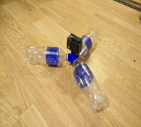 Bottle Raft GoPro Mount 3D model
