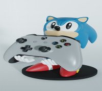 Sonic - Controller Stand 3D model