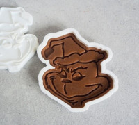 Grinch cookie cutter 3D model
