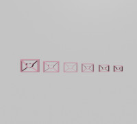 polymer clay cutter - message 3D model