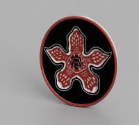 Stranger Things coaster - Demogorgon 3D model