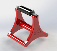 Paramotor desktop propeller balancer 3D model