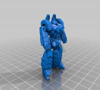 InterWebMechaWars Crusading Knight 3D model