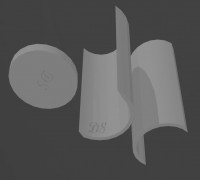 Dice Mold D8 3D model