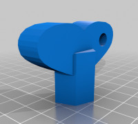 Water spigot key 3D model
