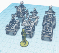 Kitbash: More Warbots 3D model