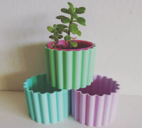 MIMI Mini size flowerpot 3D model