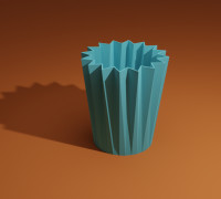 Multi-angle pen holder 3D model
