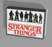 STRANGER THINGS LAMP 3D model