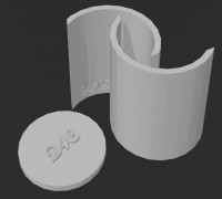 Dice Mold D4C 3D model