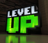 LEVEL UP lamp 3D model