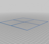 200mm Test Grid 3D model