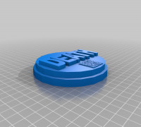 Gargantuan Death Token w/ QR code  3D model