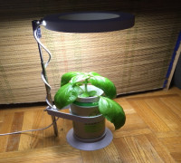 Grow Light Holder 3D model