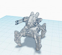 KItbash: Warbots - Zentradi + Defender 3D model