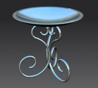 Sphere stand decorative 3D model