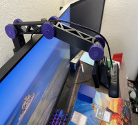 VESA webcam arm for tabletop games 3D model