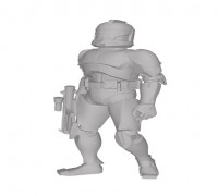 Star Wars clone trooper 3D model