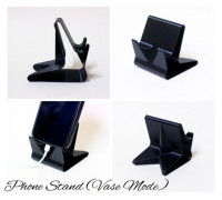 Phone Stand (Vase Mode) 3D model