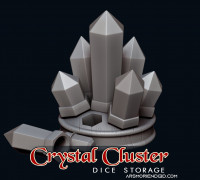 Crystal Cluster - Dice Storage 3D model