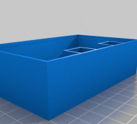 banana plug projrct box. 3D model