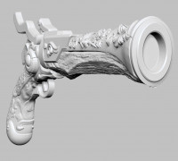 Gothic Hunter Gun 3D model