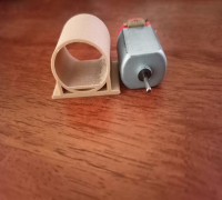 DC motor (20mm) bracket 3D model