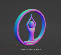 Yoga Ring Decor 3D model