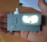 Action Cam LED Lamp and Torch 3D model