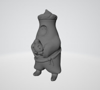 Gourd Merchant 3D model