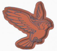pidgeotto cookie cutter 3D model