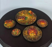 Aztec Ruins 32mm base 3D model