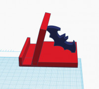 Batman Phone Holder 3D model