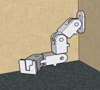 pi cam arm mount 3D model