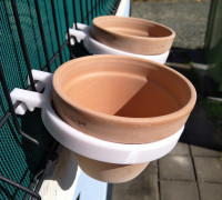 Hanging Garden Pot Mount 3D model