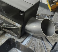 Cut Elbow 70mm 3D model