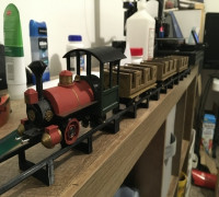 Big Thunder Mountain Railroad rollercoaster working model 3D model