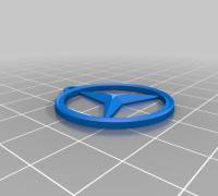 mercedes keychain 3D model