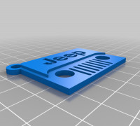 Jeep Keychain 3D model