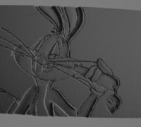 BUGS BUNNY STAMP PAD 3D model