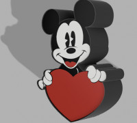 MICKEY MOUSE LAMP 3D model