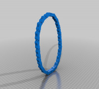Chain made in one go without mounting - Chaîne fabriquée en une fois sans montage 3D model