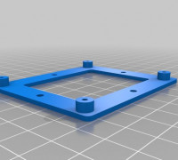 Simple Raspberry Pi Mount 3D model
