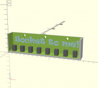 Socket Holder 3D model