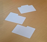 Card divider 3D model